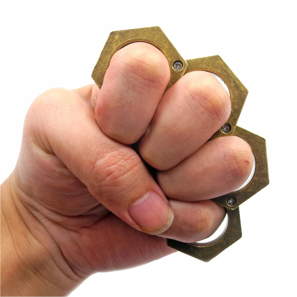 FitShop™ Foldable Self-Defense Knuckle Ring Set