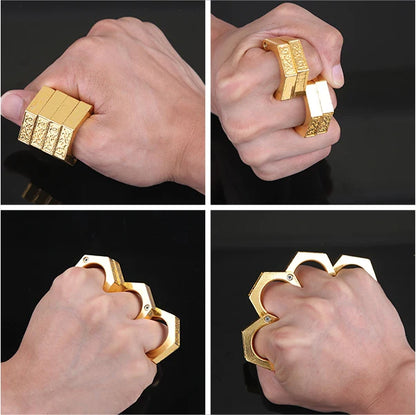 FitShop™ Foldable Self-Defense Knuckle Ring Set