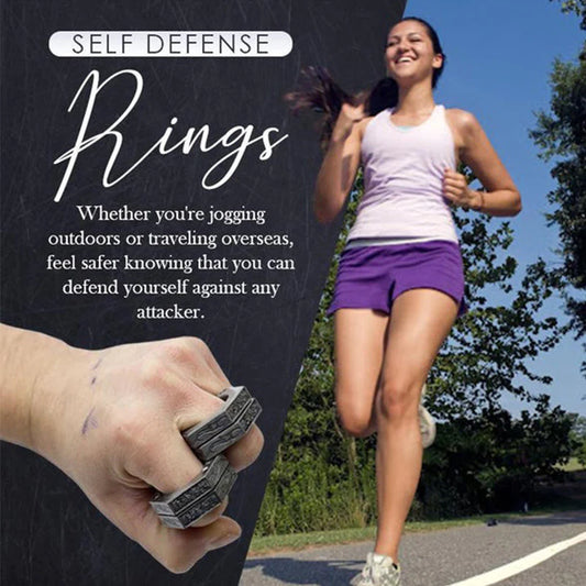 FitShop™ Foldable Self-Defense Knuckle Ring Set